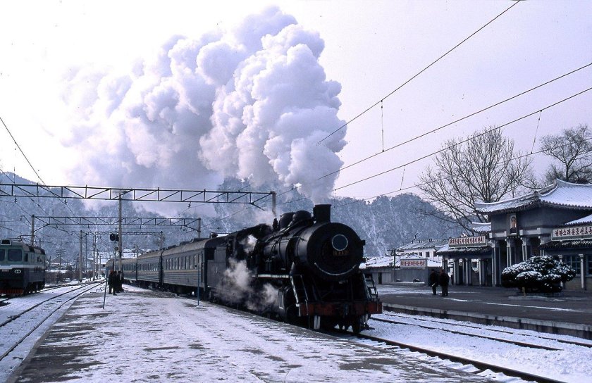 Паровых локомотивах Северная Корея