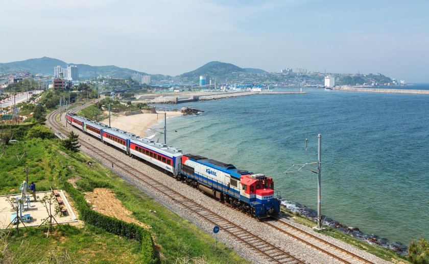 Железная дорога КНДР Южная Корея