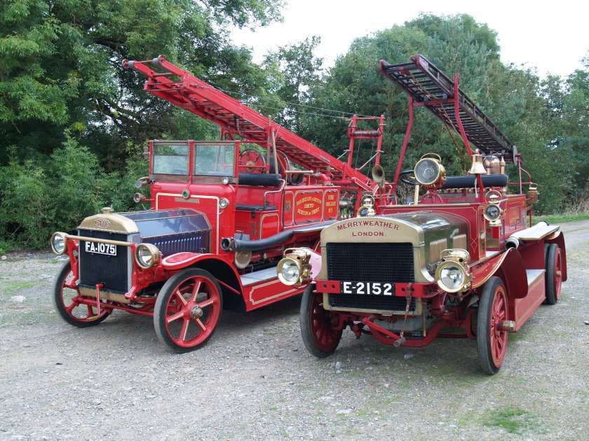 Пожарная машина Вандерберг 1901