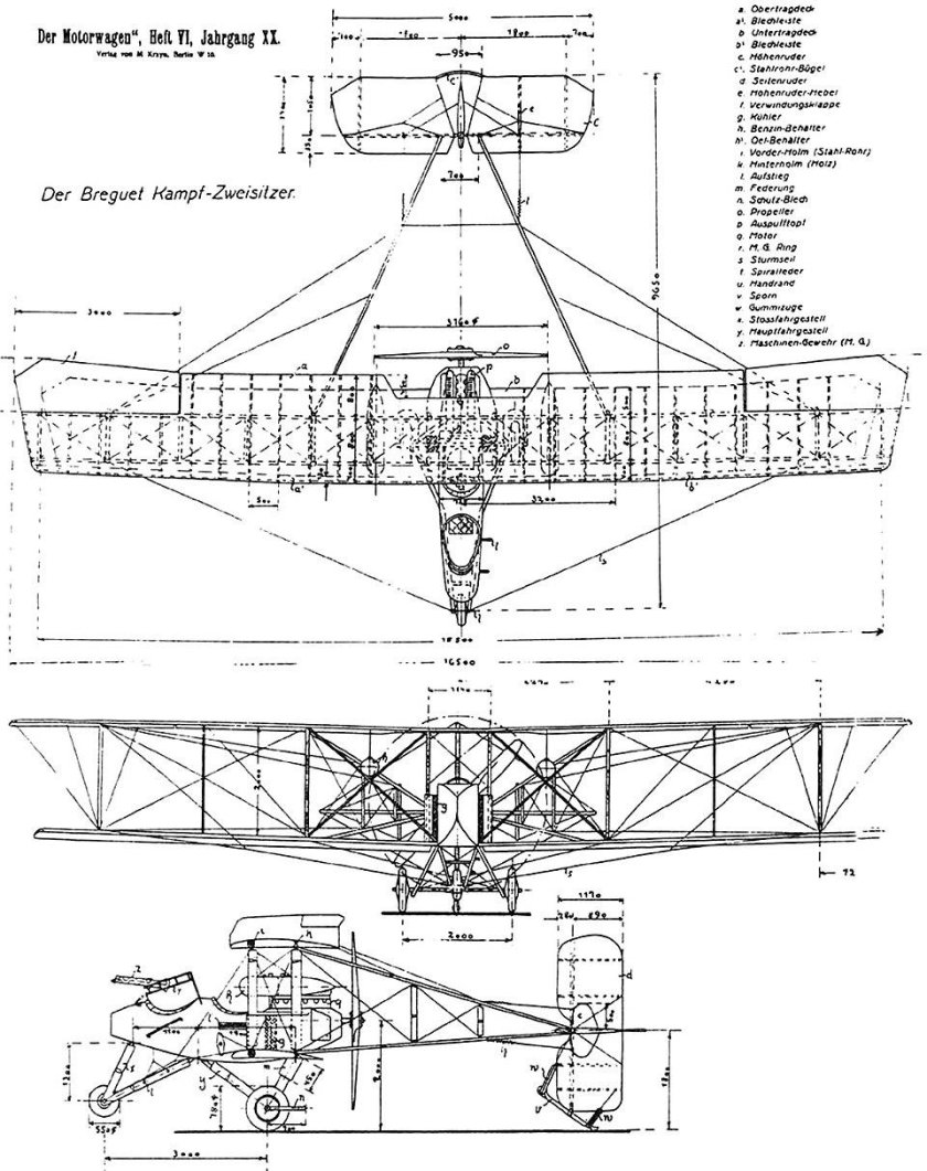 Чертежи Breguet br.5