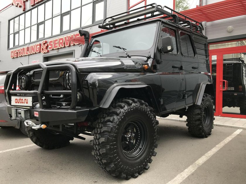 Подготовленный УАЗ Хантер