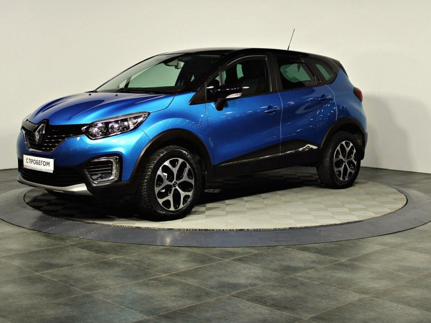 Рено Каптур голубой