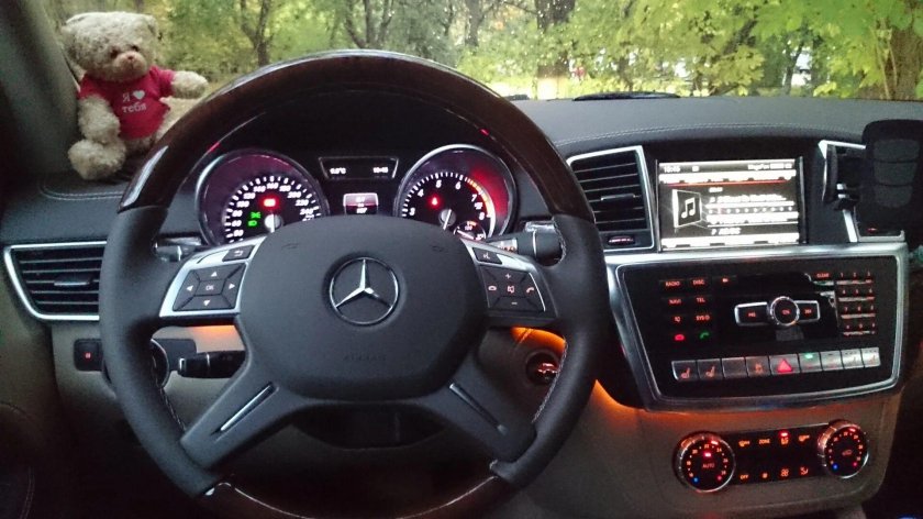 Мерседес w166 салон