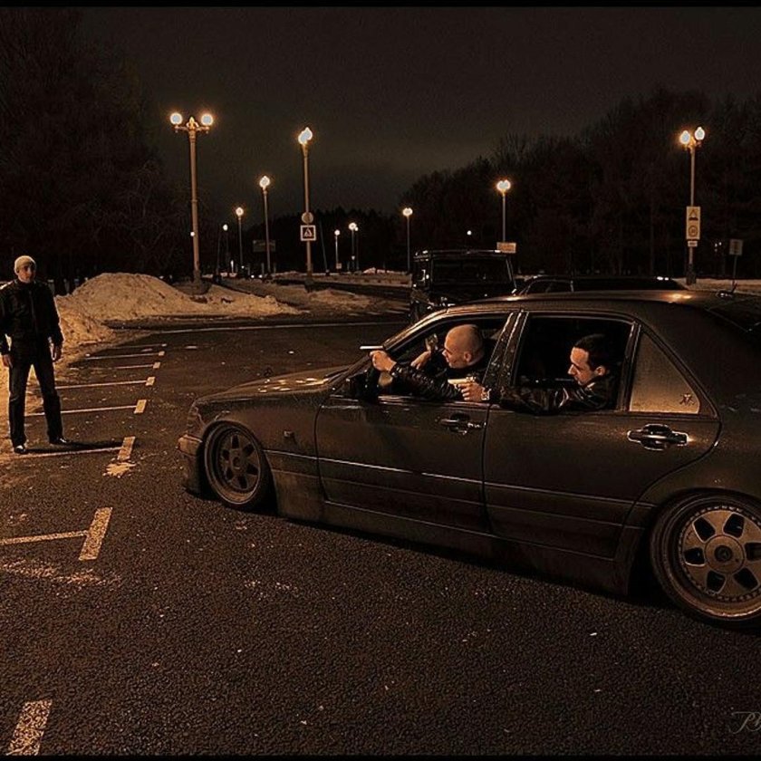 Мерседес w124 Бандитский