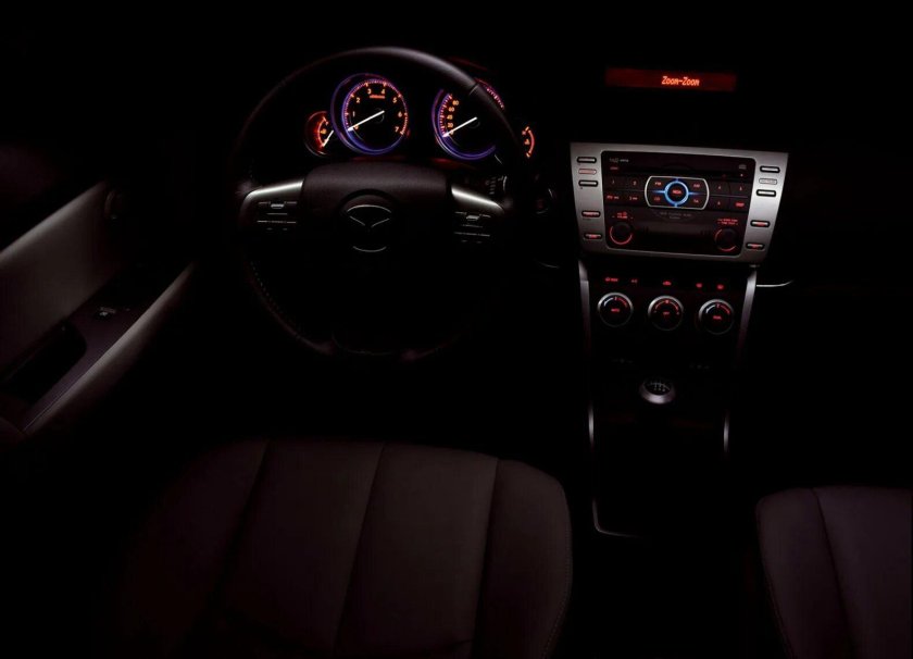 Mazda 6, 2008 год, салон