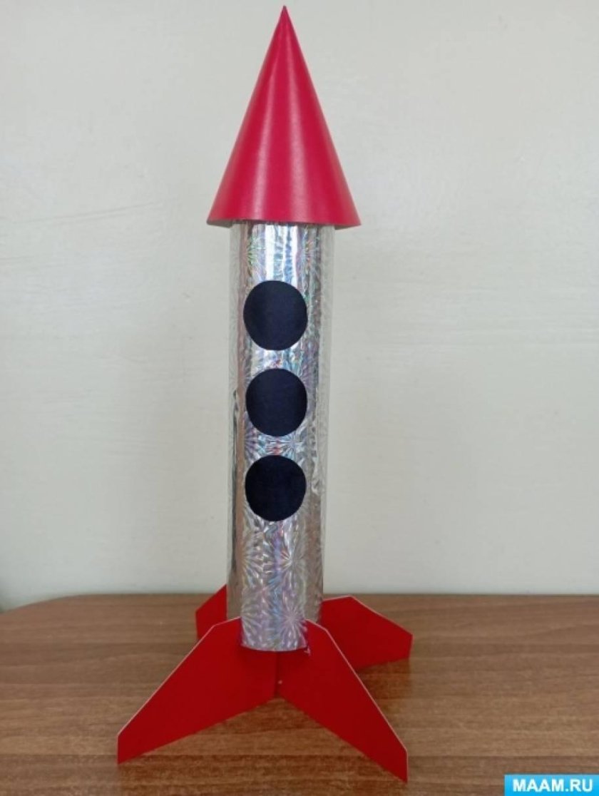 Поделка ракета для детского сада