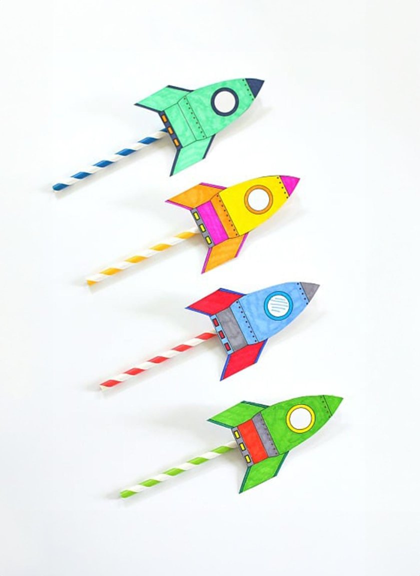 Поделка ракета для детского