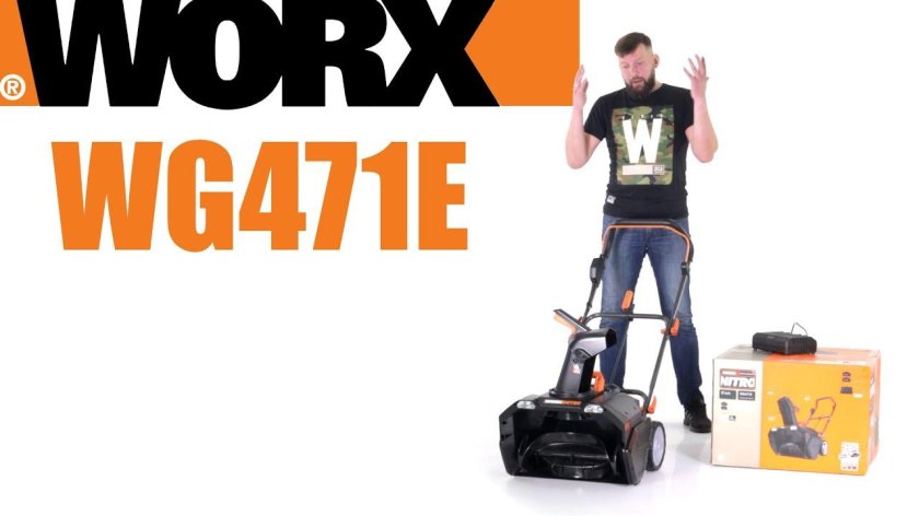 Снегоуборщик аккумуляторный Worx wg471e.9