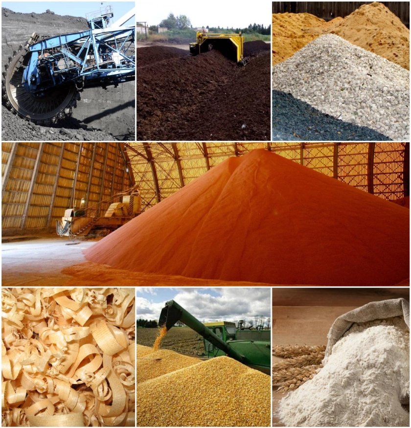 Незерновые навалочные грузы