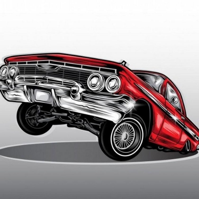 Арт машина лоурайдер