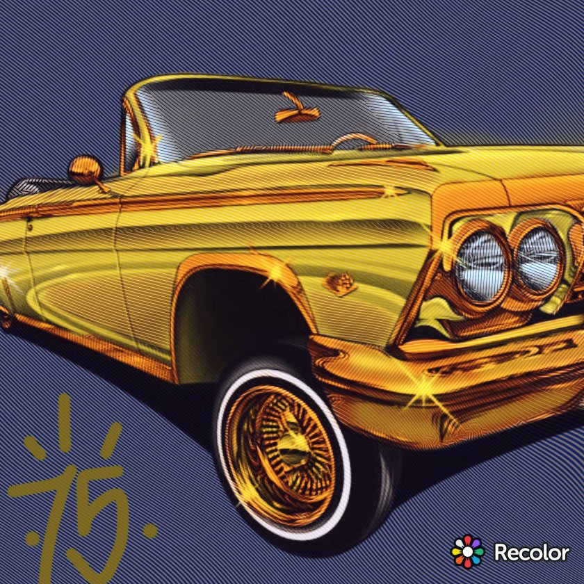 Лоурайдер рисунок