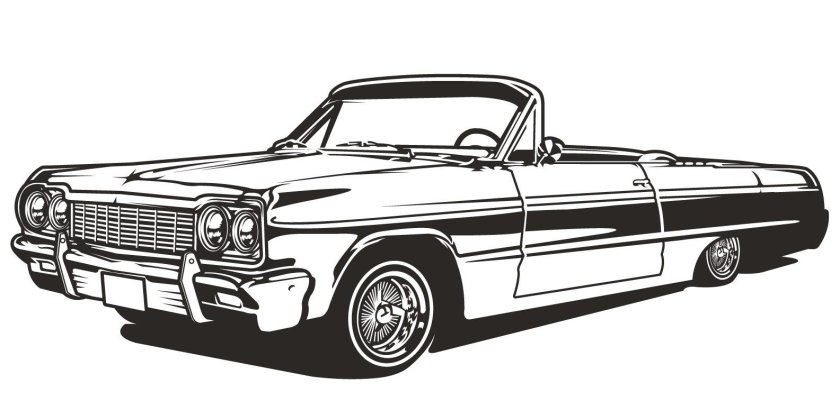 Chevrolet Impala 1967 вектор