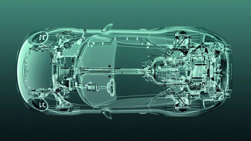 Мотор Порше 911