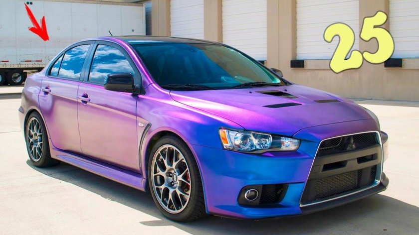 Mitsubishi Lancer 10 Purple