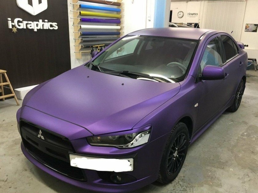 Митсубиси Лансер 10 фиолетовый металлик