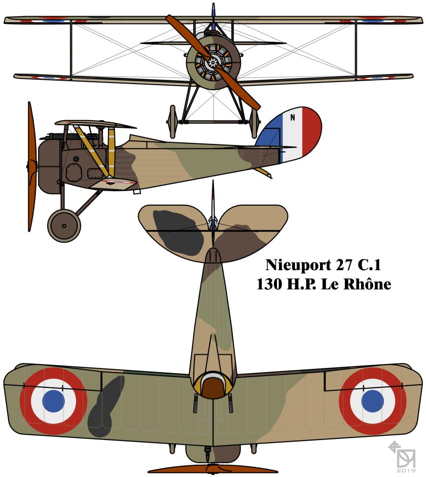 Чертежи самолета Ньюпор 17