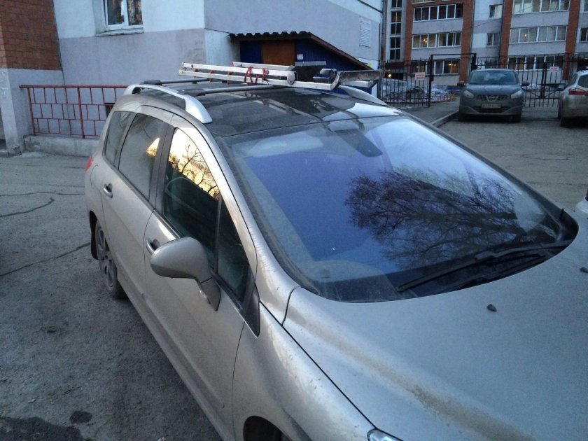 Рейлинги Пежо 308