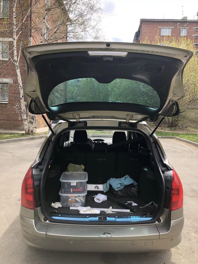 Пежо 308 SW багажник