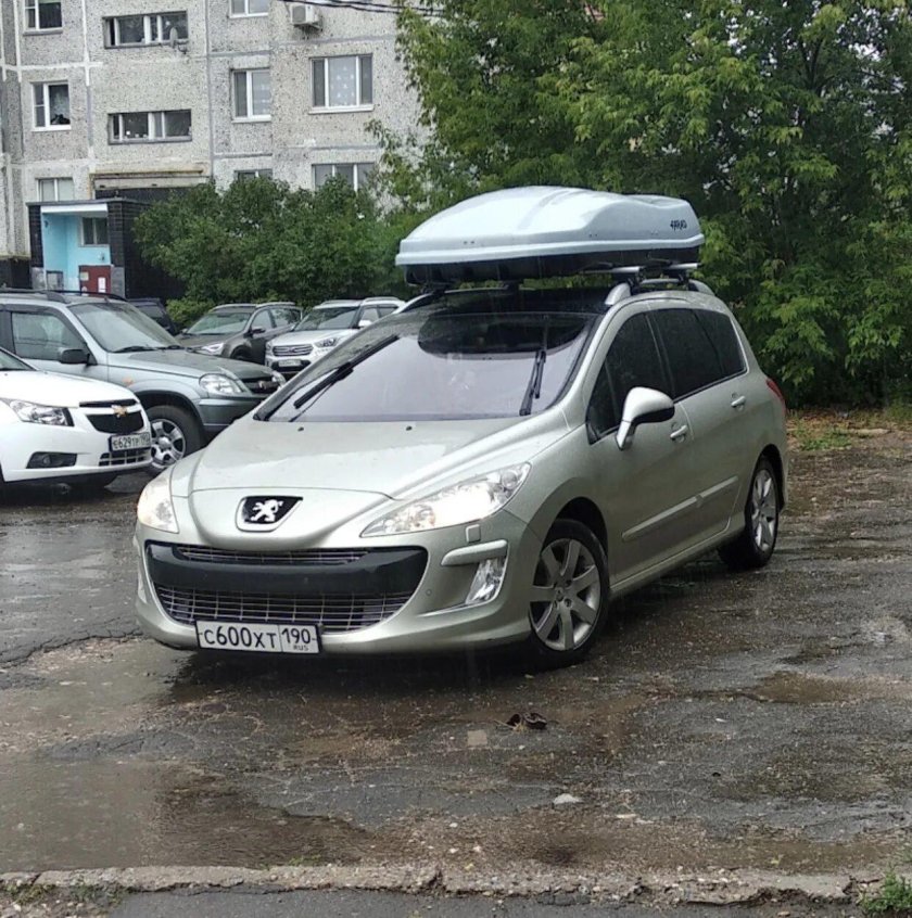 Багажник на крышу Пежо 308 хэтчбек
