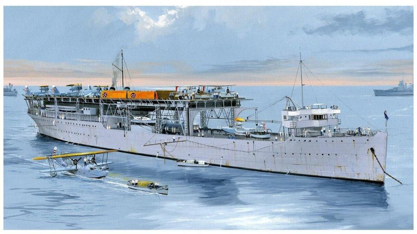 05632 Флот USS Langley av-3 (1:350)