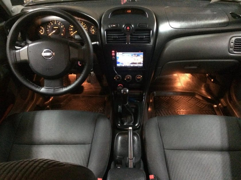 Almera Classic 2008 салон