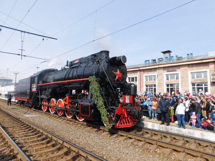 Поезд Победы в Верещагино