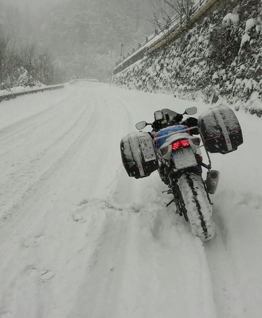 Мото зимой