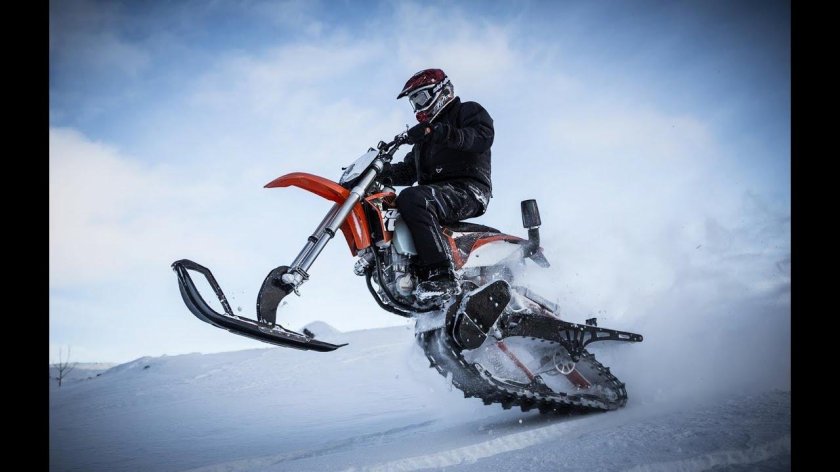 Сноубайк КТМ