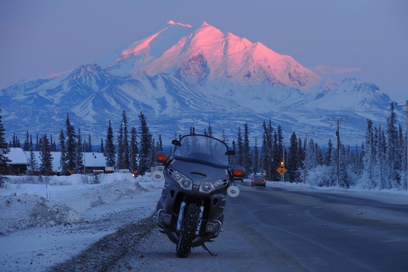 Мотоцикл зима