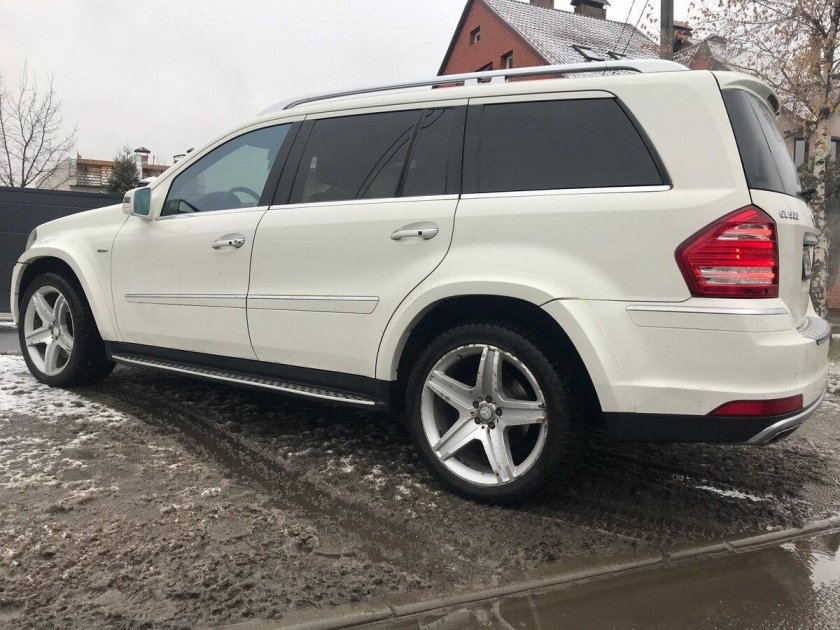 Мерседес gl 500 белый