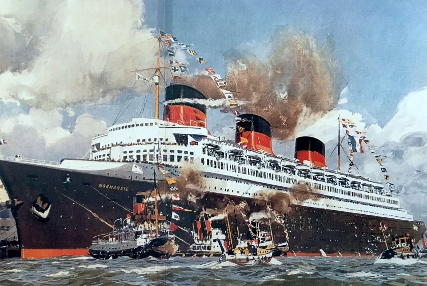 Пароход Нормандия 1935