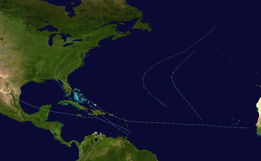 Формирование ураганов в Атлантике