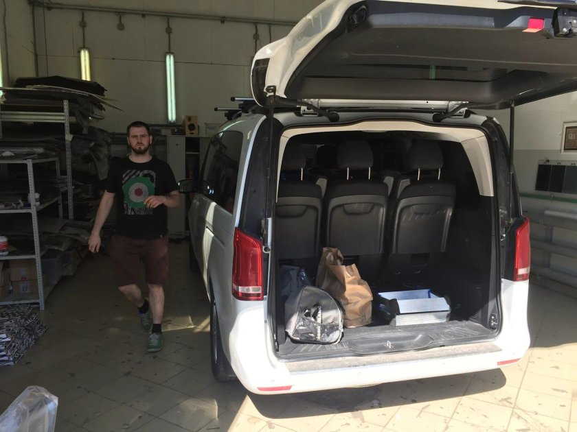 Mercedes v Klass багажная дверь