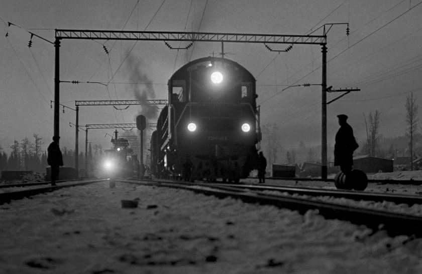 Ленин в поезде