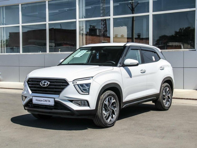 Хендай Крета 2021 серебристая