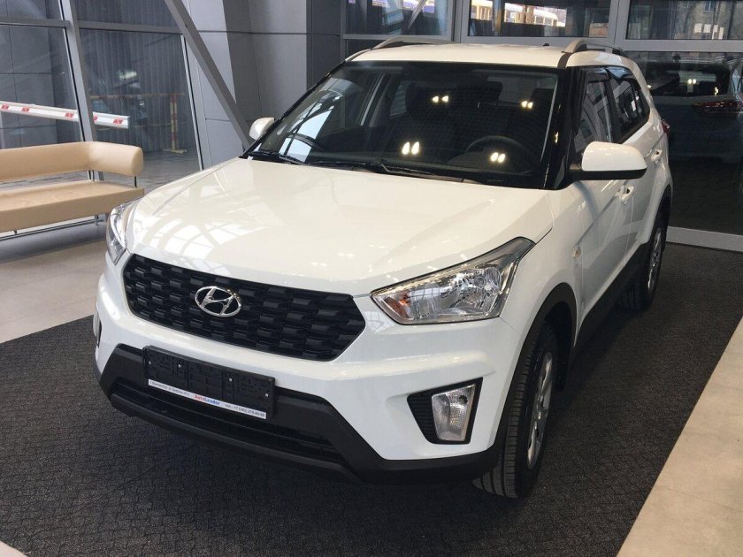 Hyundai Creta 2021 белая