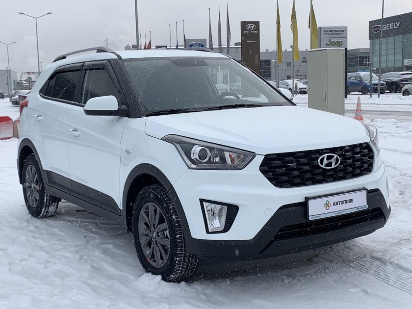Hyundai Creta 2021 белая