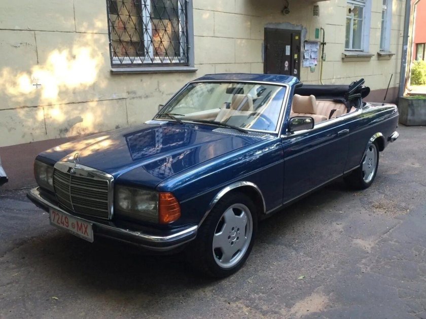 Мерседес w123 кабриолет