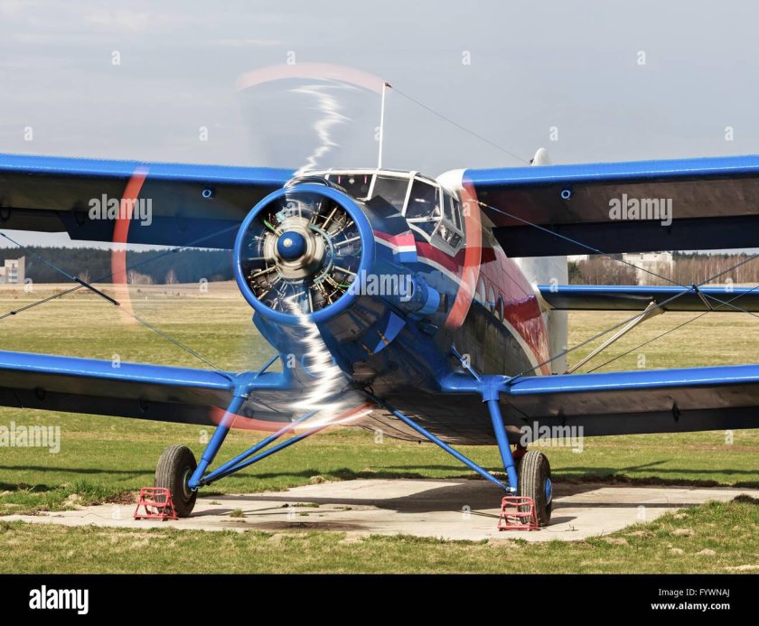 Вращающийся винт самолета