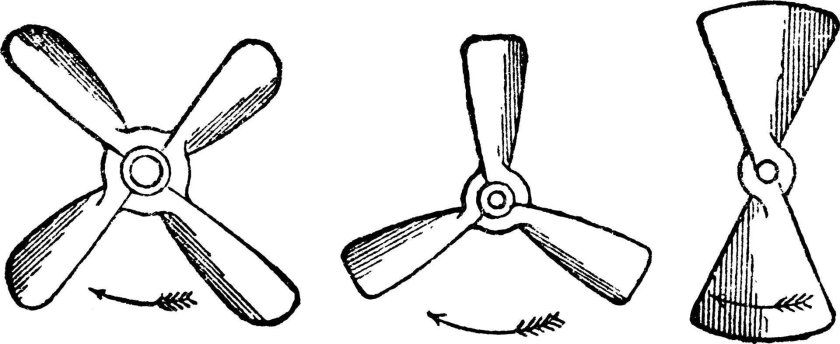 Пропеллер чертеж трехлопастный