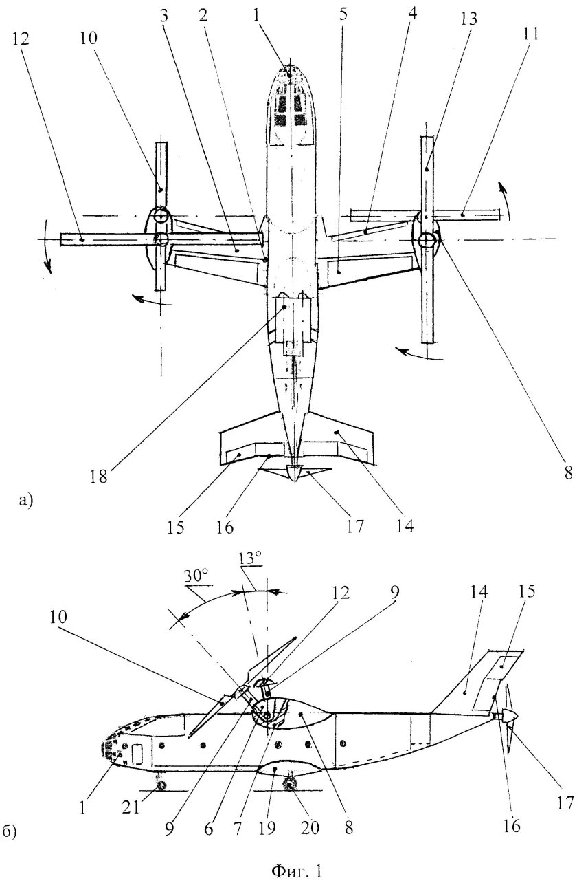Схема с перекрещивающимися несущими винтами