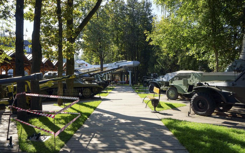 Музей на Ильинском шоссе военной техники