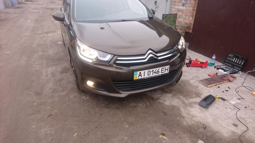 Citroen c4 передний парктроник