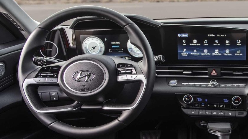 Hyundai Elantra 2022 Interior