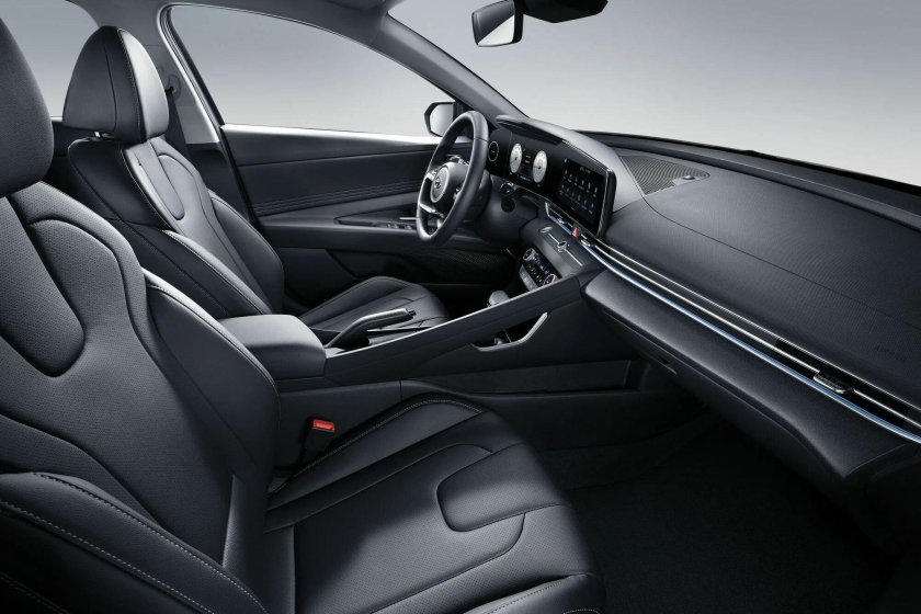 Новая Hyundai Elantra 2021 салон