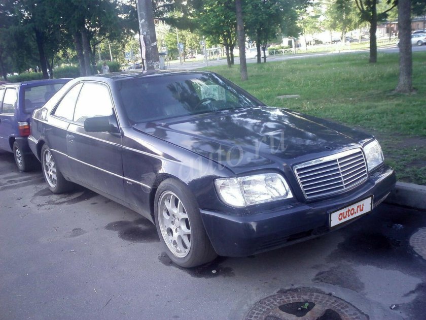 W140 Coupe с мордой от w140