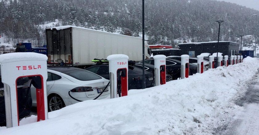 Тесла в Норвегии