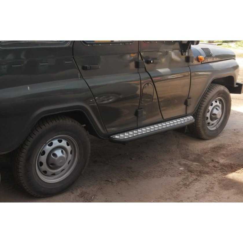 Силовые пороги OJ на УАЗ Хантер