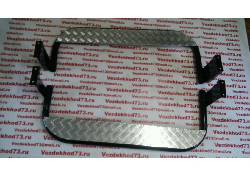 Подножки на УАЗ Хантер