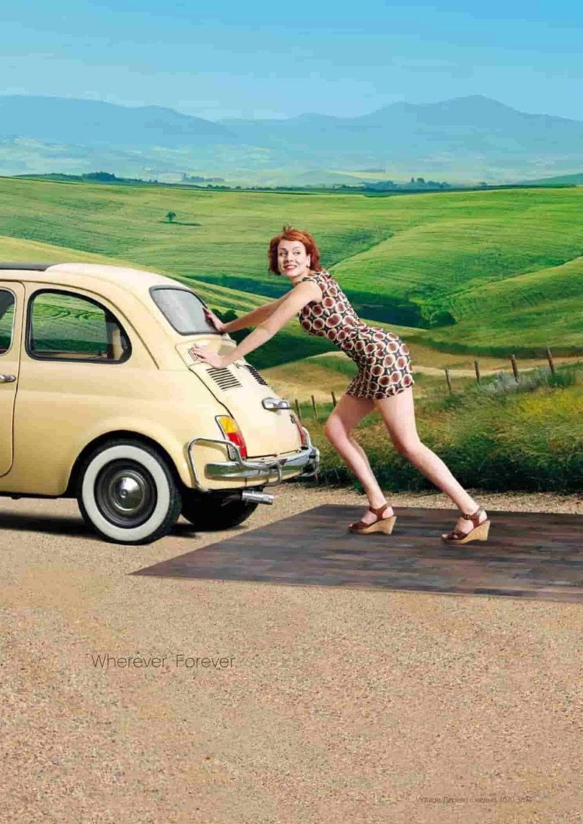 Фиат 500 хаки